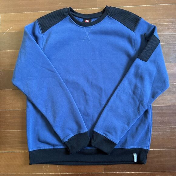 South Pole Sweater Men's Size L Blue Small Zipper 90s Y2K VINTAGE - Picture 1 of 12